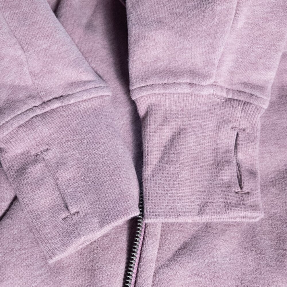 Lululemon Scuba Full-Zip Hoodie - 6 Heathered Velvet Dust - Picture 8 of 8